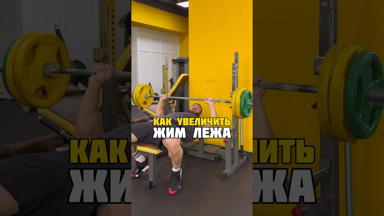 Как увеличить жим штанги лежа🏋️