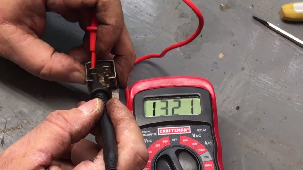 Lawnmower safety switch test