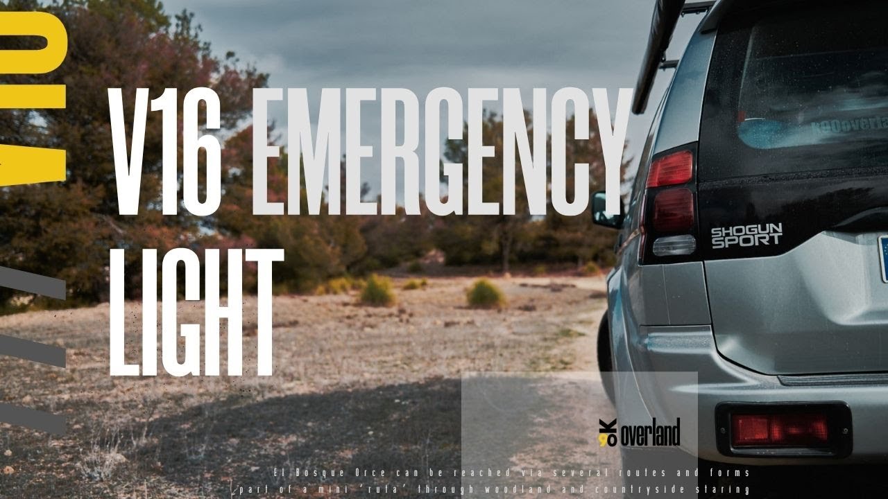 V16 Emergency Light Replaces Warning Triangles in Spain [DEMO]