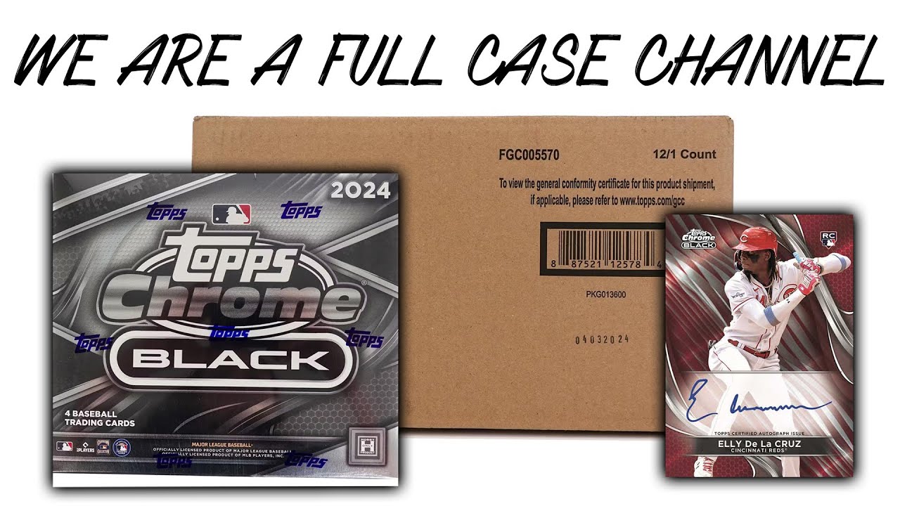 FIRST LOOK - DID TOPPS FIX IT? | 2024 Topps Chrome Black Hobby Case Battle