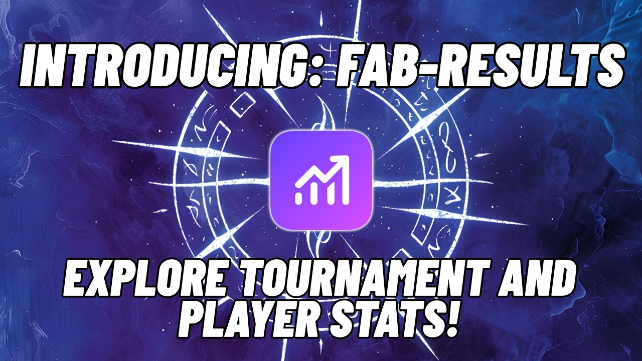 Fab-Results - A website For Flesh & Blood Tournament Results and Player Stats!