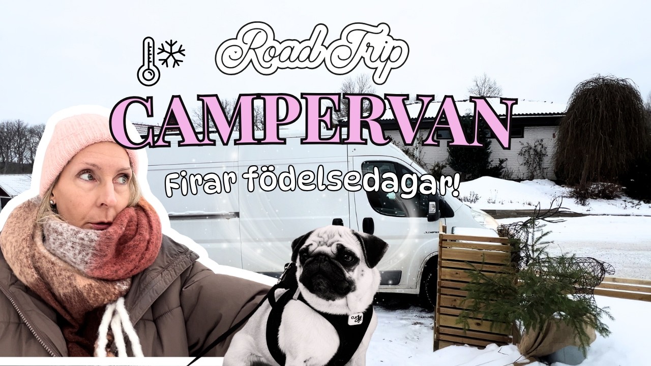 Campar i minusgrader med värmefläkt!