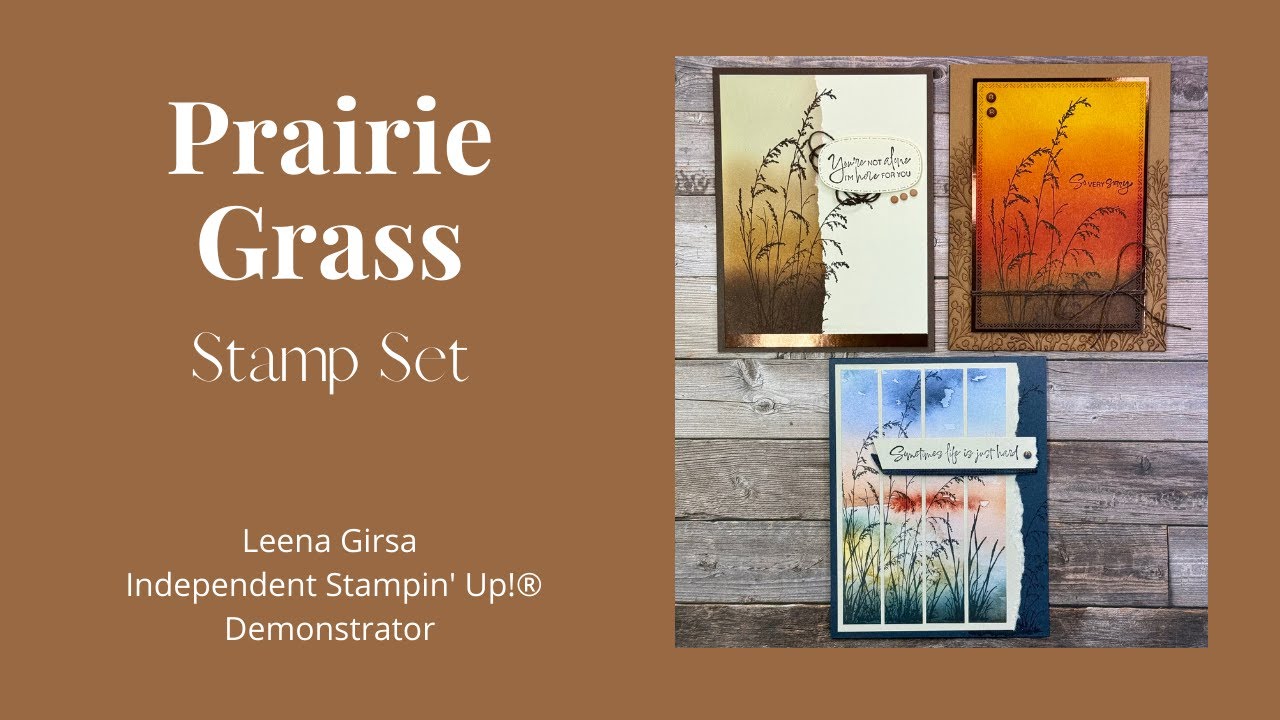 Три замечательные идеи для набора штампов «Прерийная трава» от Stampin’ Up!®