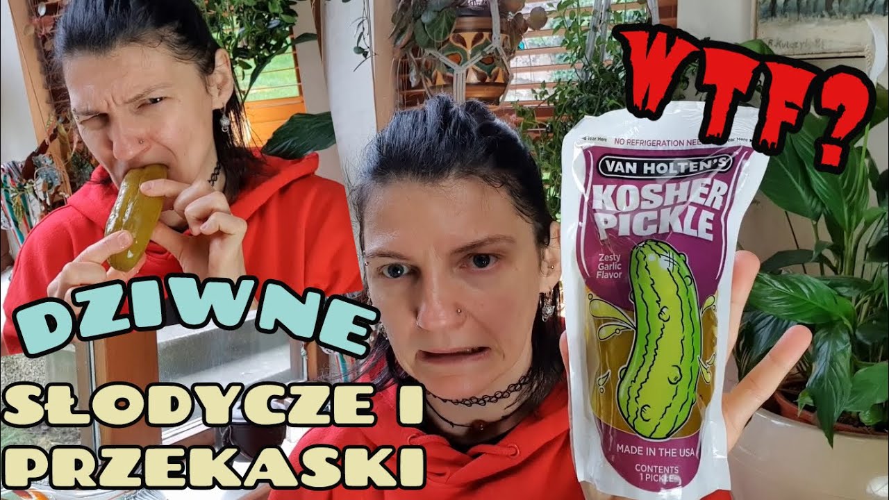 TEST DZIWNYCH SŁODYCZY I OGÓREK!