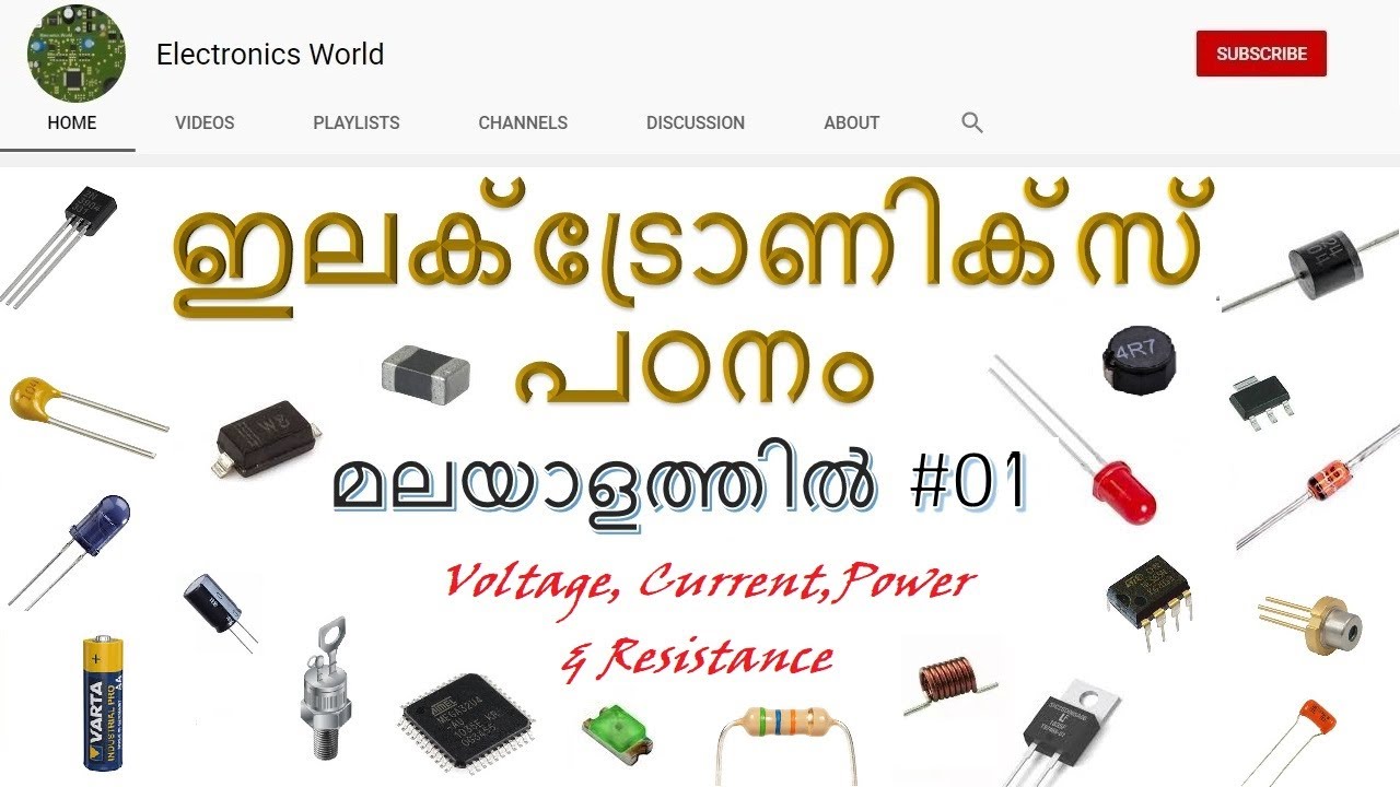 Basic Electronics in Malayalam | Electronics Tutorials