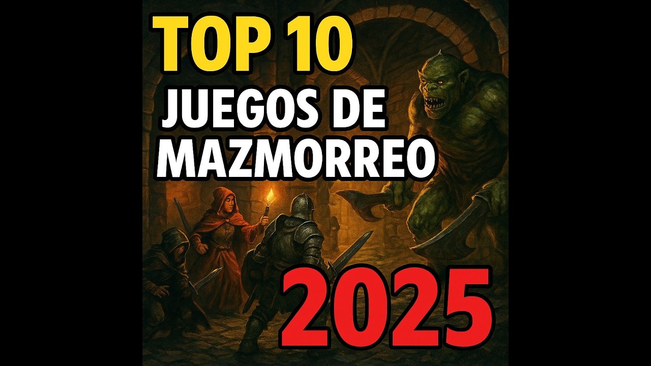 TOP 10 Juegos de Mazmorreo 2025 🐉⚔ | Aventuras &Eacute;picas y Mazmorras Brutales