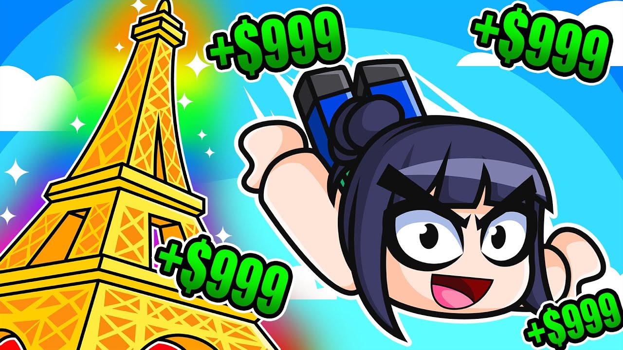 ZOEY SALTA de LA TORRE MÁS ALTA de ROBLOX!😱🤍