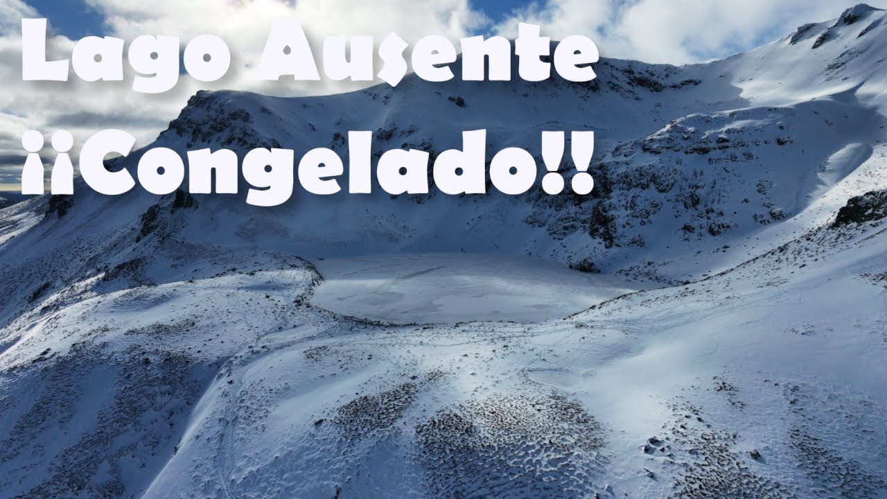 Lago Ausente ¡¡Congelado!! #trekking #rutasdemontaña #senderismo #hiking #juanvigil