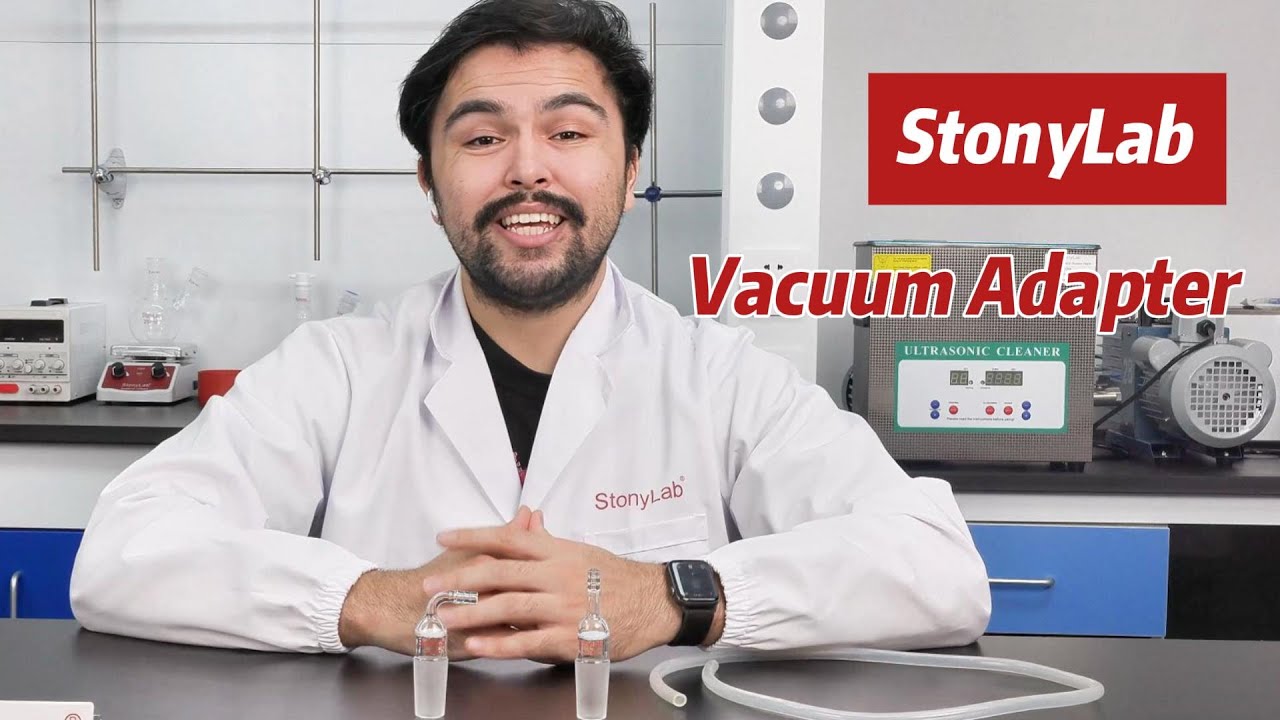 StonyLab Bent Glass Vacuum Adapter & Straight Glass Vacuum Adapter! 🧪