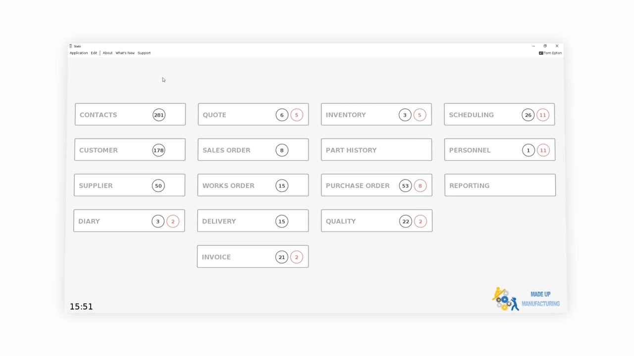 Manufacturing MRP Software Demo | From Quote to Production – Statii