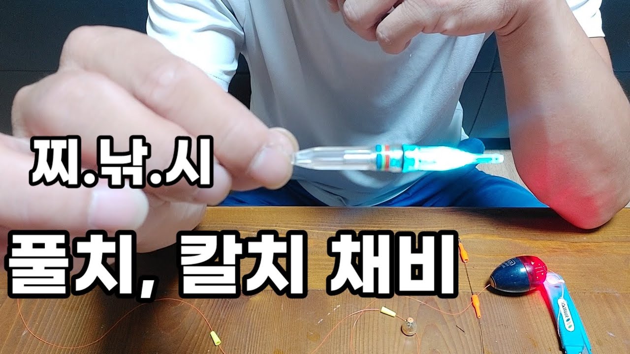 풀치 칼치찌낚시 채비 초보, 입문자