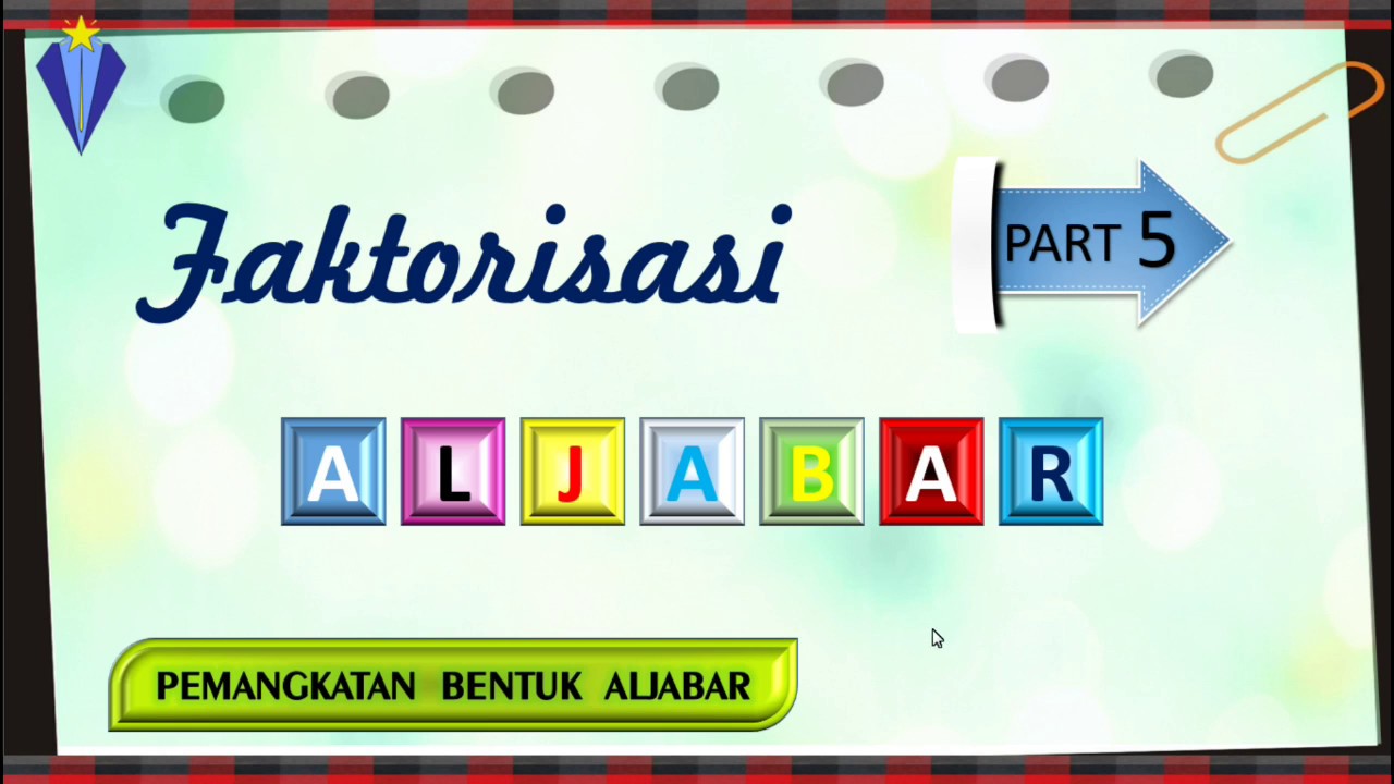 5  PEMANGKATAN SUKU DUA