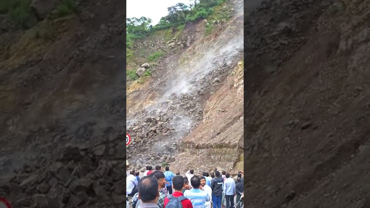Landslide 😲😭 me phas gye Aaj ,Rishikesh Tehri highway