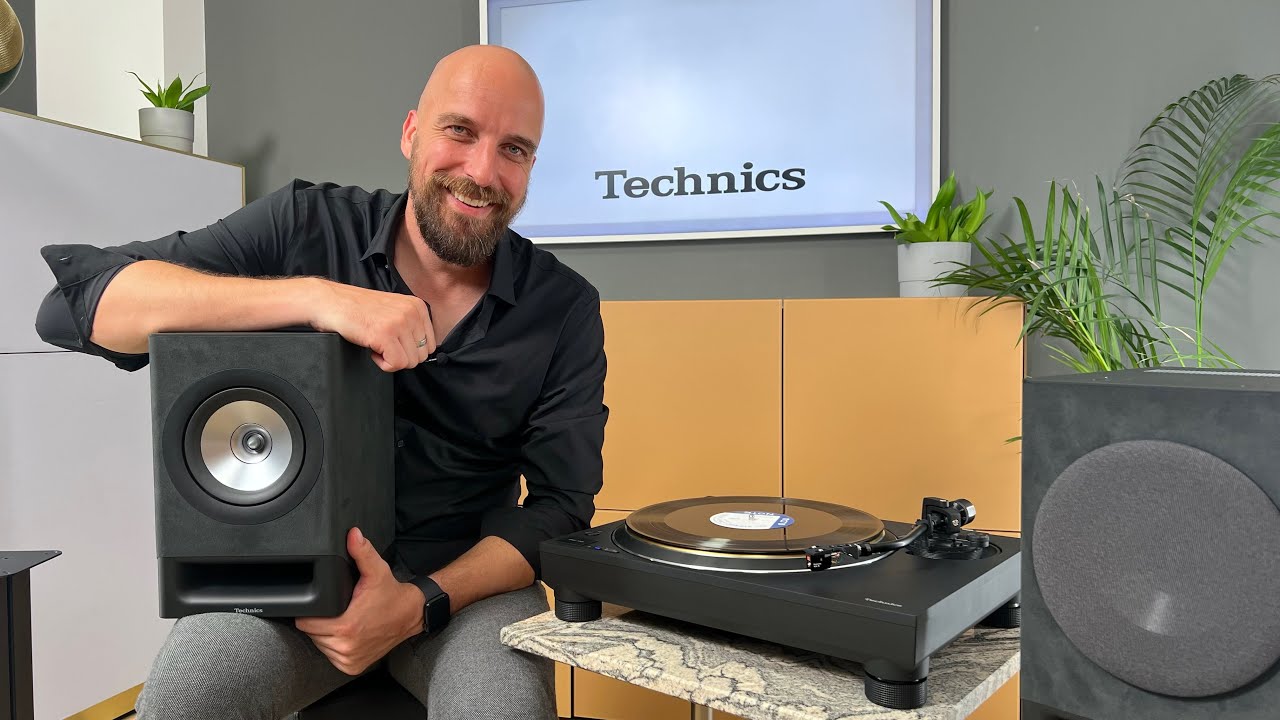 Technics Kompaktlautsprecher SC-CX700 und Plattenspieler SL-1300G