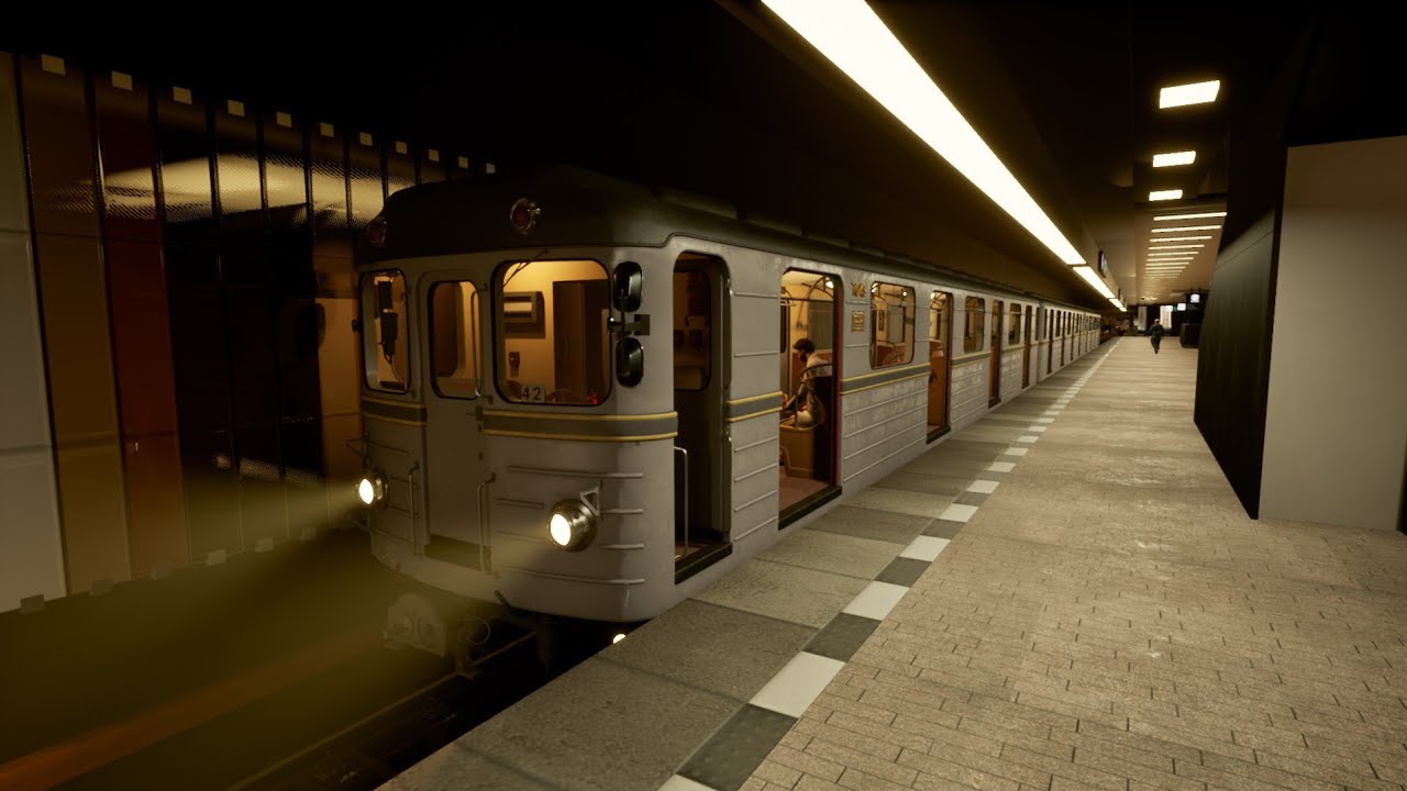 |Gameplay| 🎮 Back in Service - Metro Driver (Dejvická - Skalka) with Ečs subway train