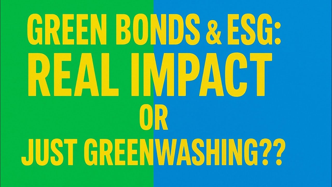 Green Bonds & ESG: Real Impact or Just Greenwashing? | UK Investing Exposed