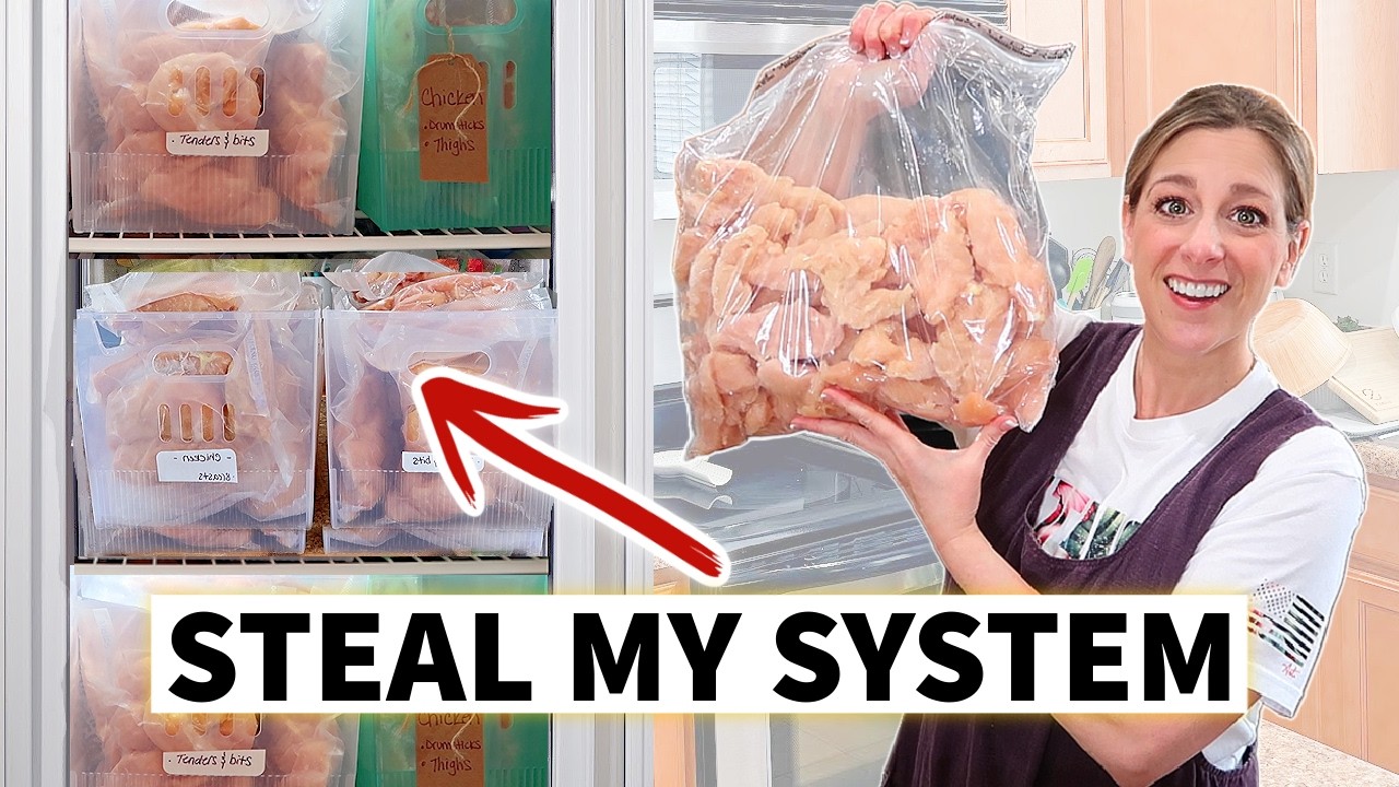 Massive Chicken Freezer Prep! 60lbs= Over 30 Family Meals