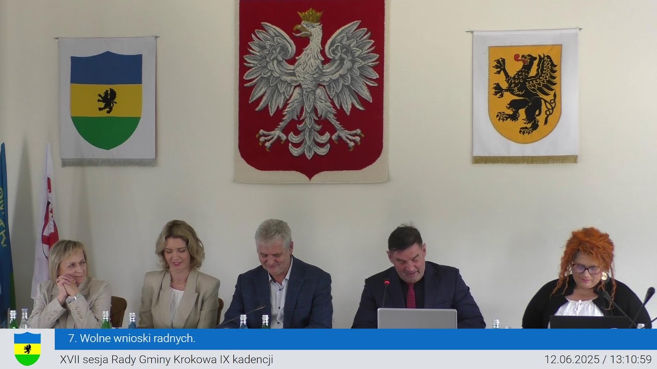 XVII Sesja Rady Gminy Krokowa IX kadencji