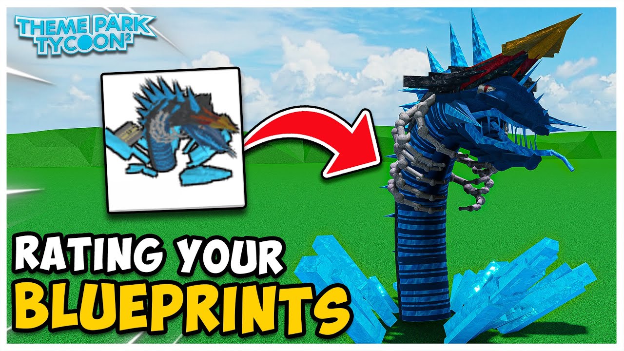 Rating YOUR BLUEPRINTS in Theme Park Tycoon 2!