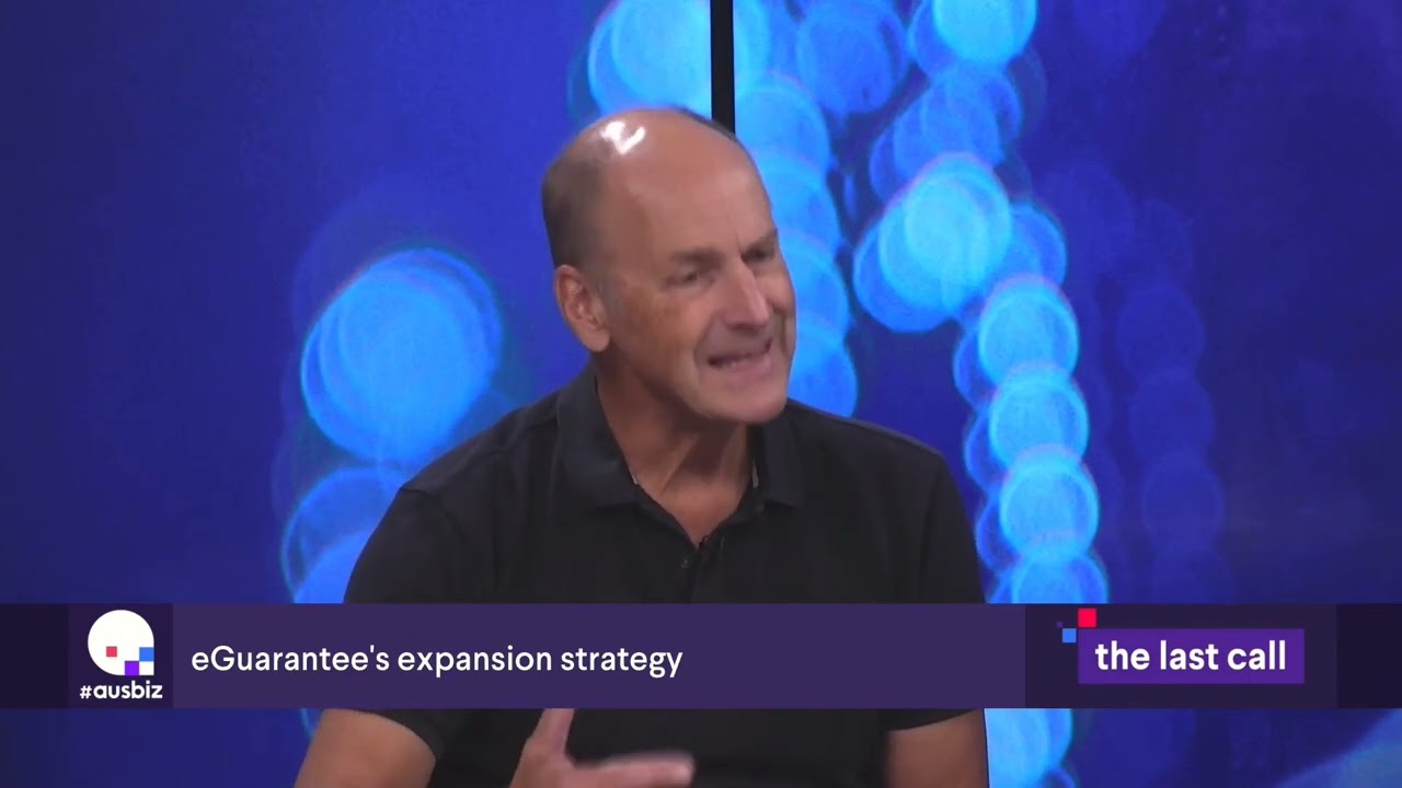 eGuarantee's Executive Chairman appears on ausbiz with Nadine Blayney