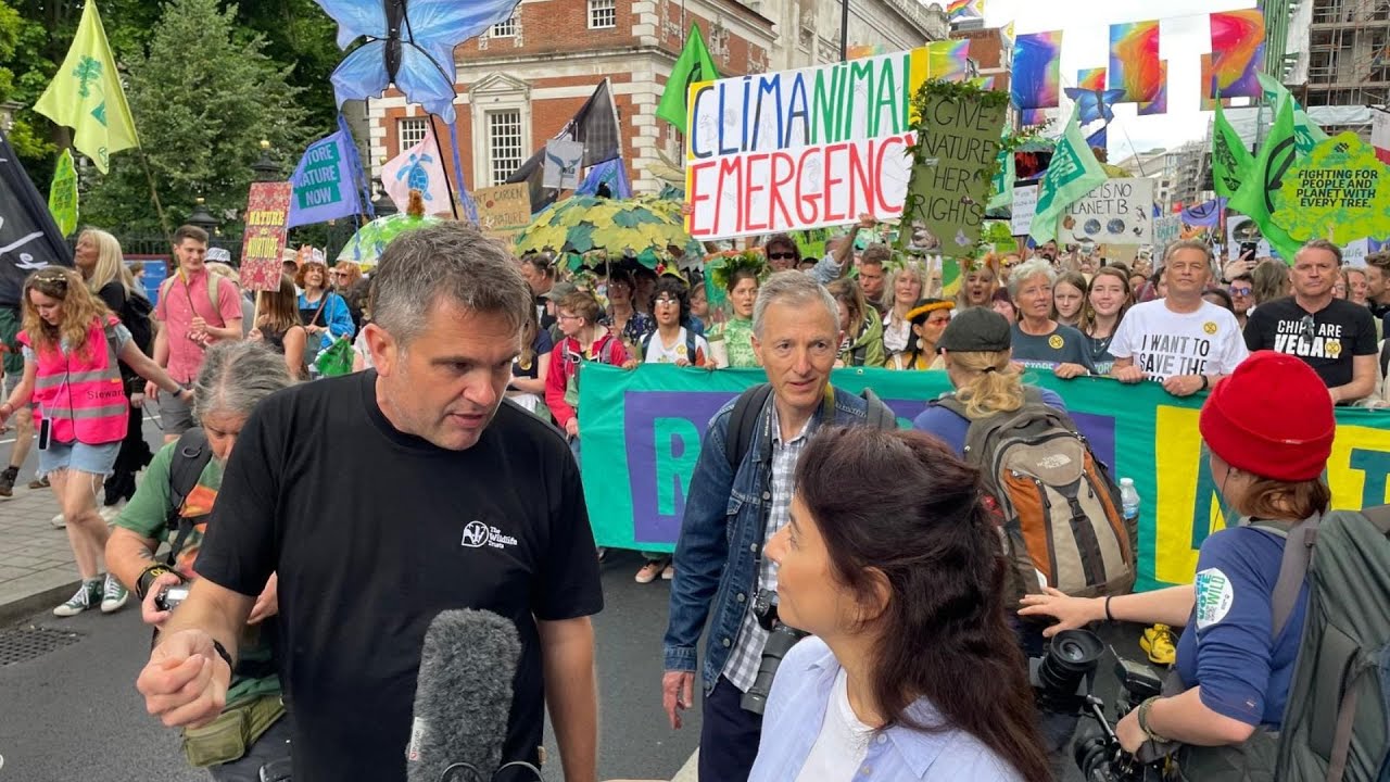 LIVE on Sky News from Restore Nature Now