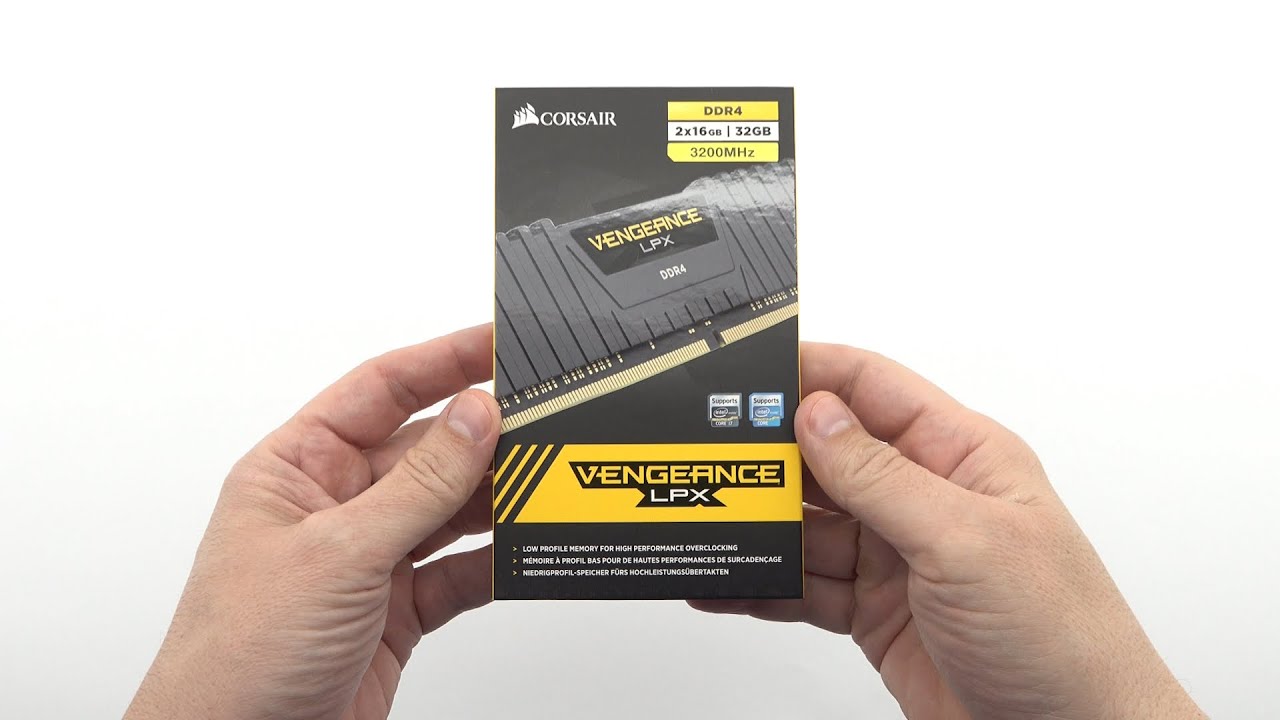 Corsair Vengeance LPX DDR4 32GB(2x16GB) 3200MHz Unboxing