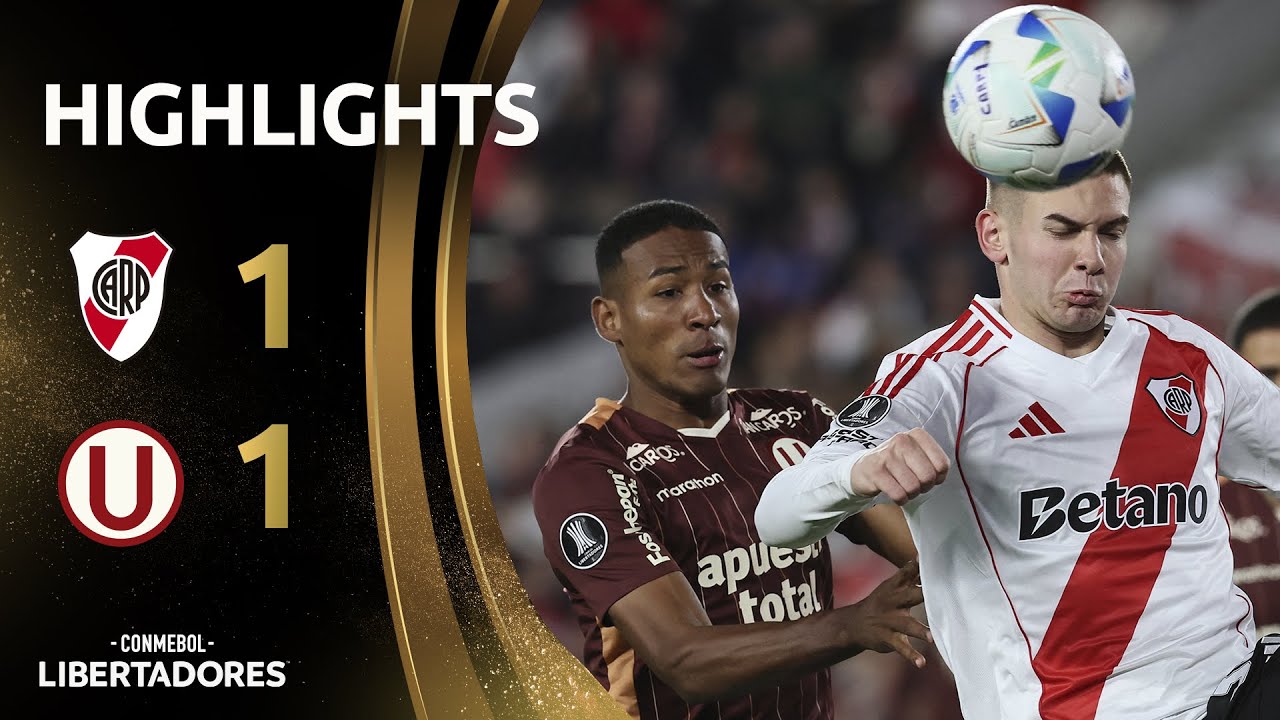 RIVER PLATE X UNIVERSITARIO | MELHORES MOMENTOS | CONMEBOL LIBERTADORES 2025