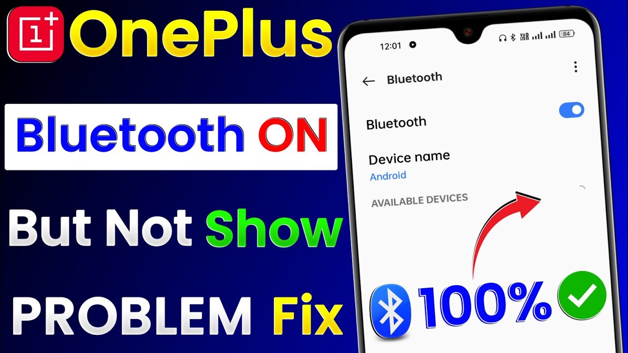 How To Fix Bluetooth Not Showing In OnePlus | OnePlus Mobile Bluetooth On But Not Show Any Devices