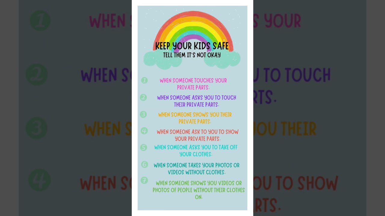 Tips to keep your kids safe #kidsafety #bodysafety #children #kids #parenting