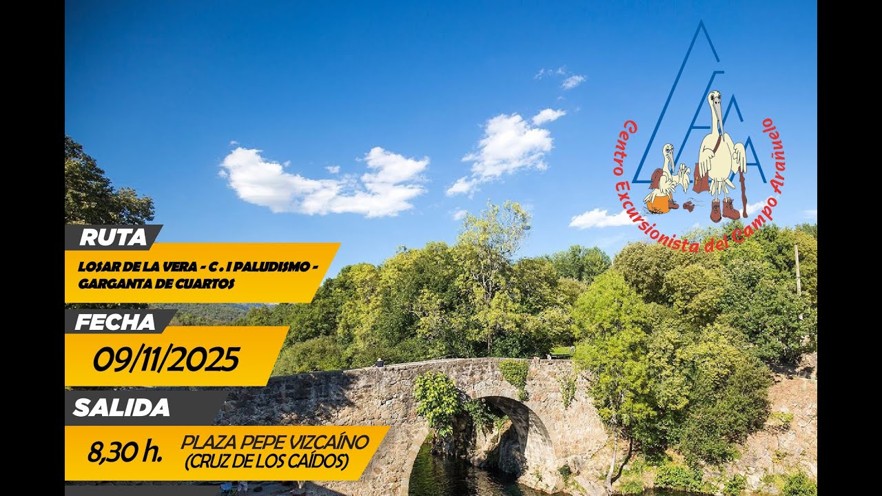 Ruta Losar de la Vera - C. I.  Paludismo - Puente de Cuartos