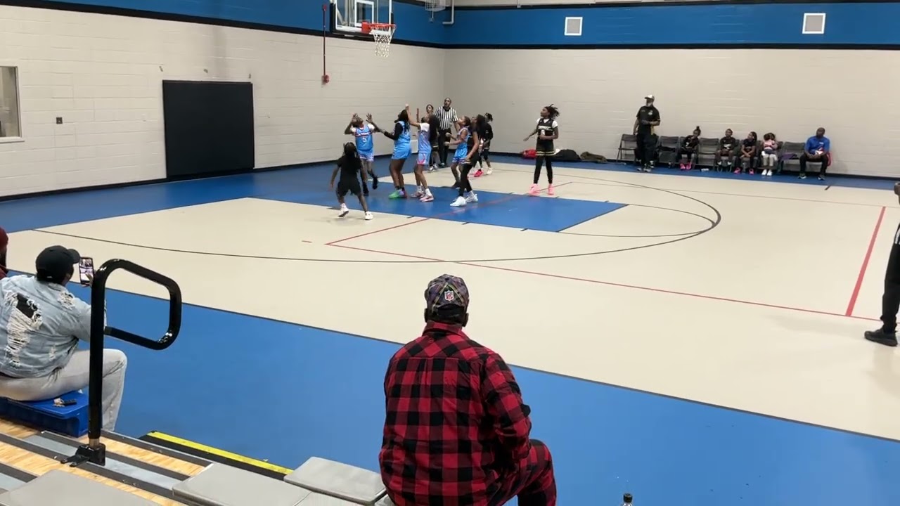 The third quarter of the blue team vs black team 