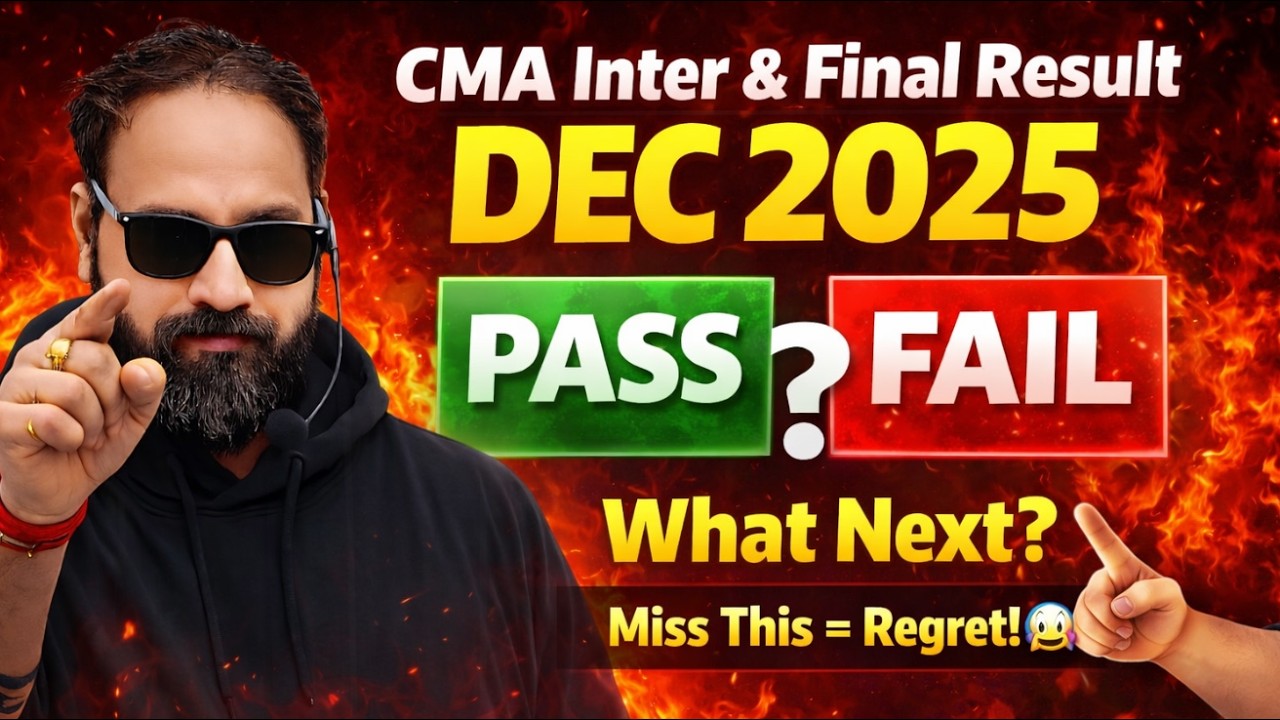 Pass? Fail? Exemption? | CMA Inter Next Move Strategy #cmaresults #strategy #coc 