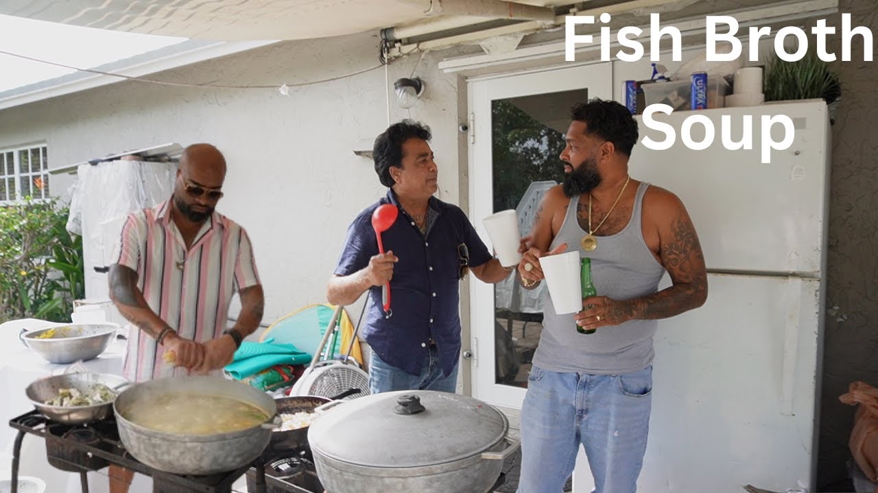 Father's day Fish Broth Soup with King Fish / Fish Tea / Trinidad Food / Trini Food Recipes.
