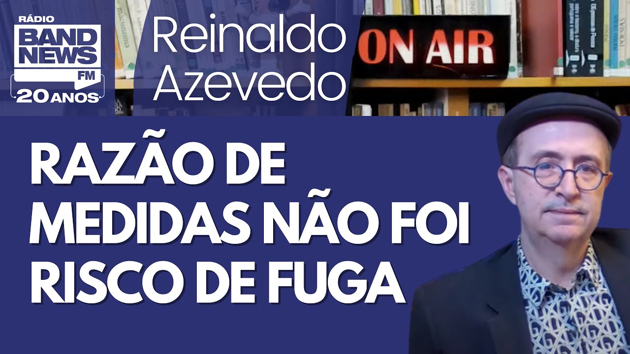Reinaldo – STF poderia ter decretado a preventiva de Bolsonaro; fuga não foi a razão; entenda