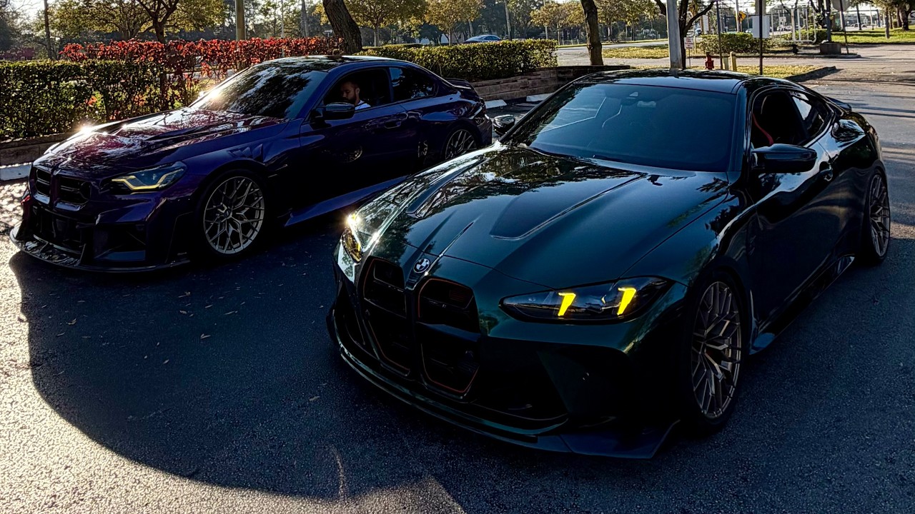 POV 2025 BMW M4 CS WILD DRIVE TO THE EXOTIC CAR MEET‼️
