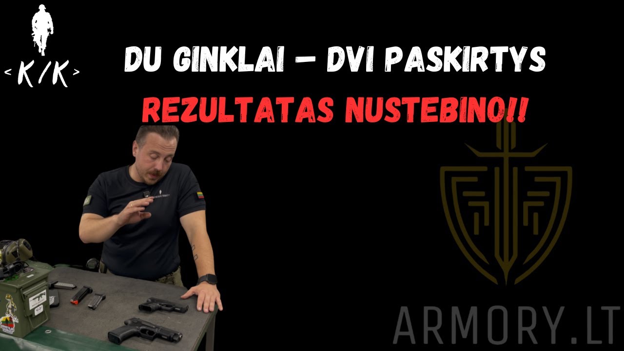 Du Ginklai &ndash; Dvi Paskirtys Rezultatas Nustebino!!!