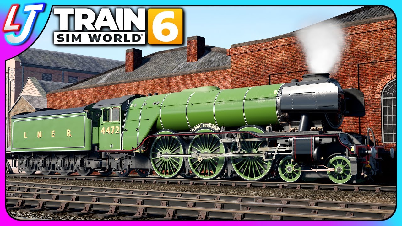Train Sim World 6 — я создал идеальную ливрею для Flying Scotsman