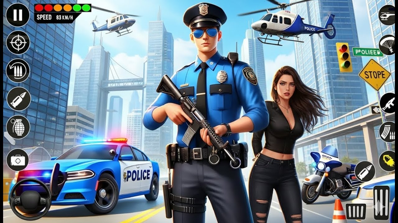 Police Car Chase Game - Real Police Crime Patrol Mission Android Gameplay