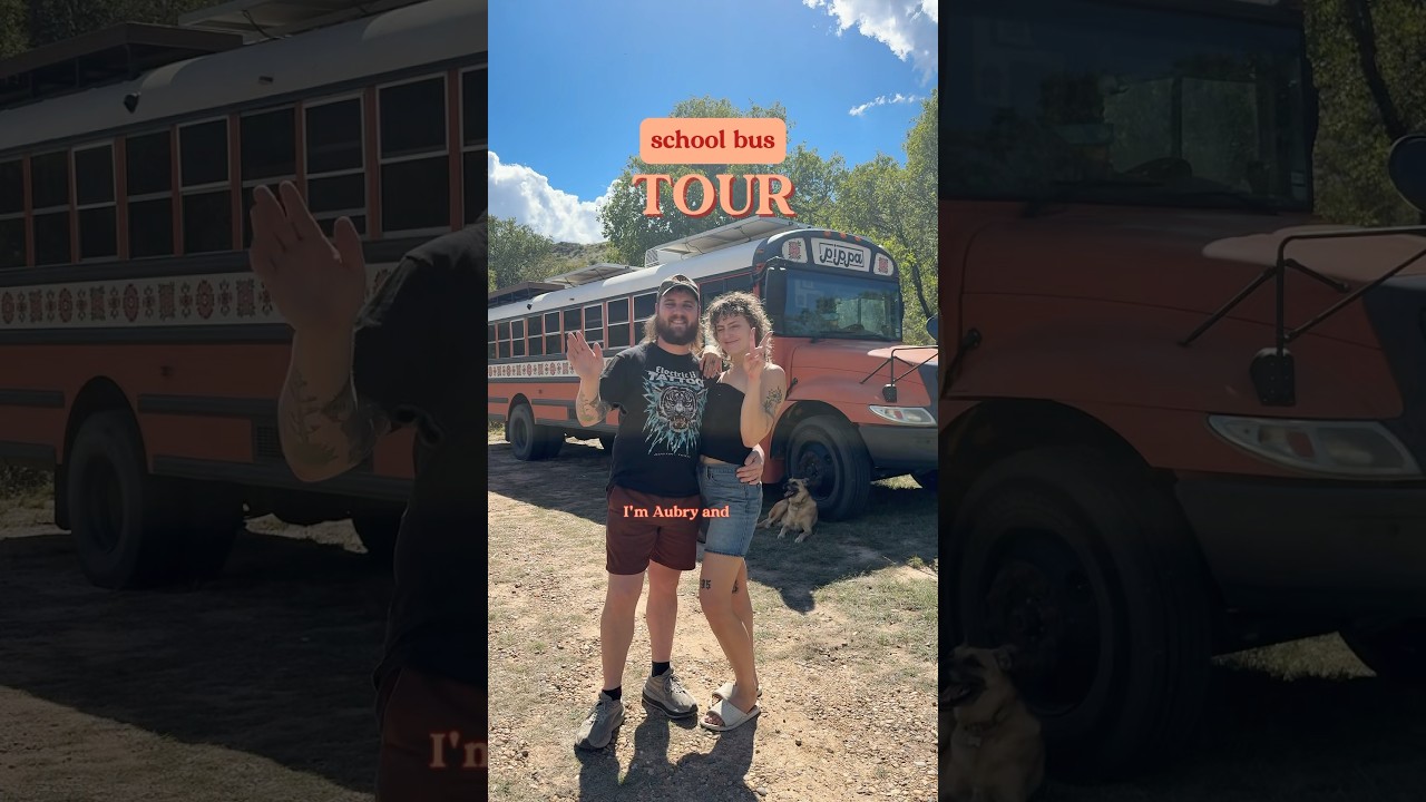 full TOUR of our school bus conversion! #buslife