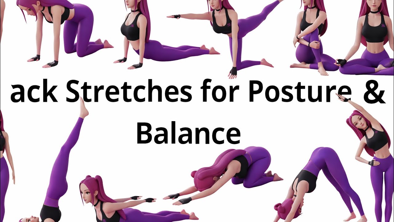 Healthy Spine Yoga with Mira | Back Stretches for Kids | Posture & Balance 