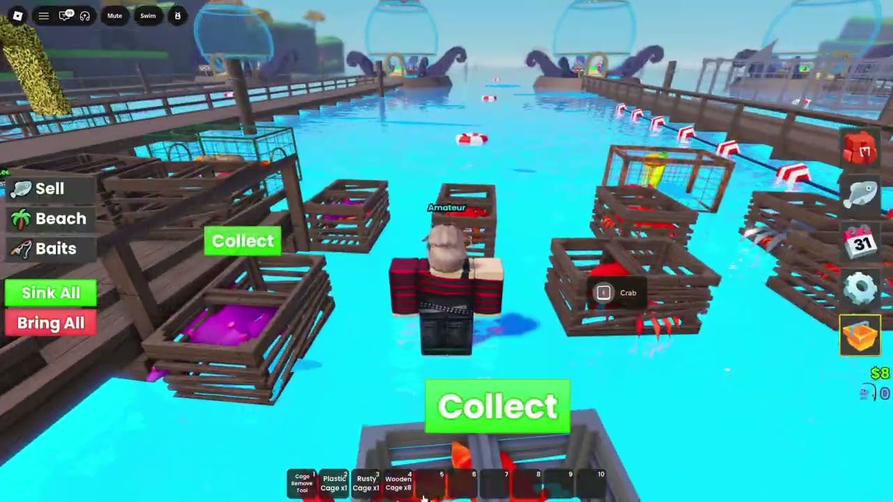 More Cage Fishing