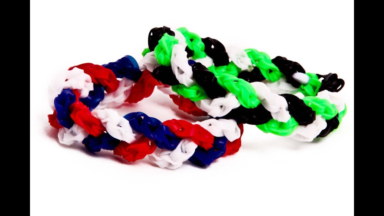 True Mini Braid Tutorial - Alpha Loom - Rainbow Loom Mini Bands