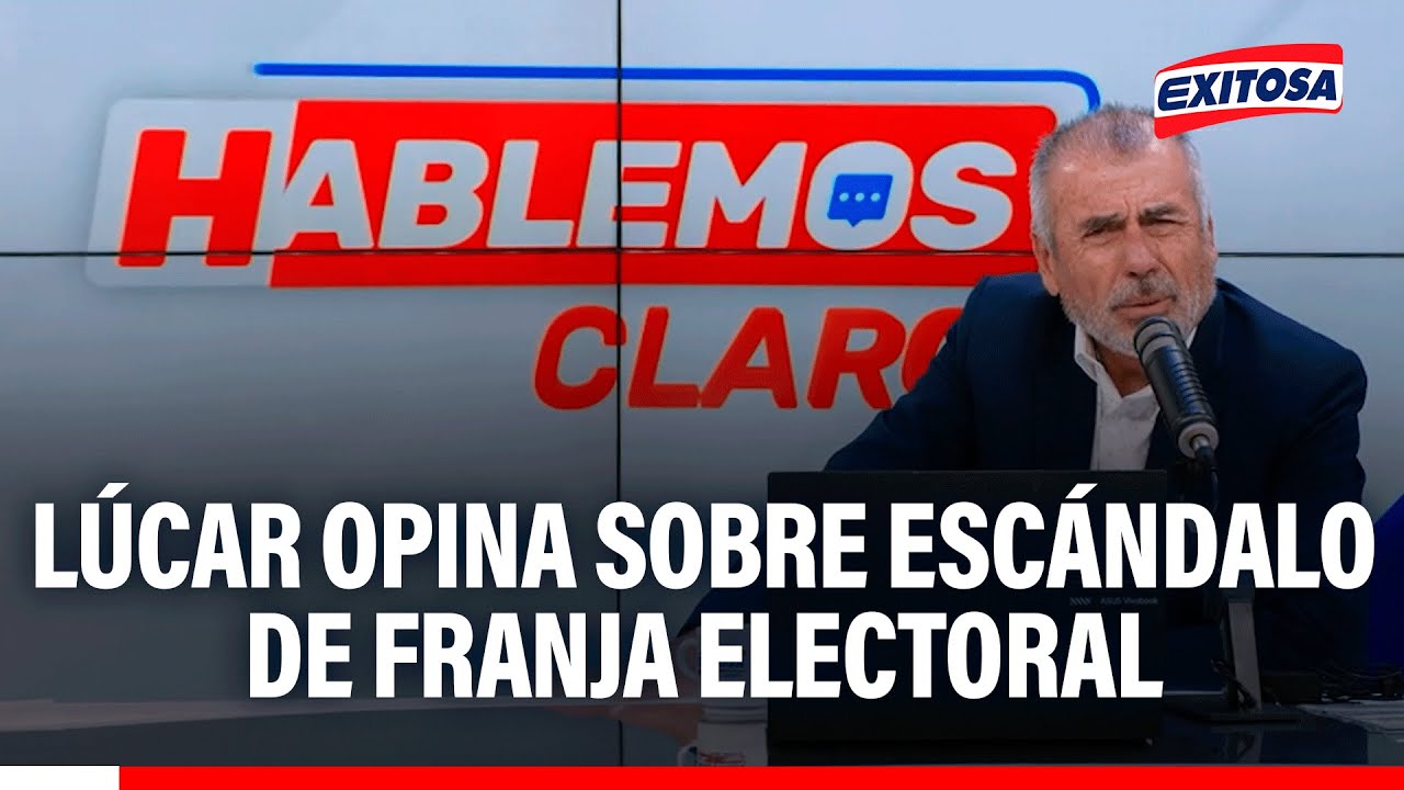 🔴🔵 Nicolás Lúcar sobre ESCÁNDALO DE FRANJA ELECTORAL: 