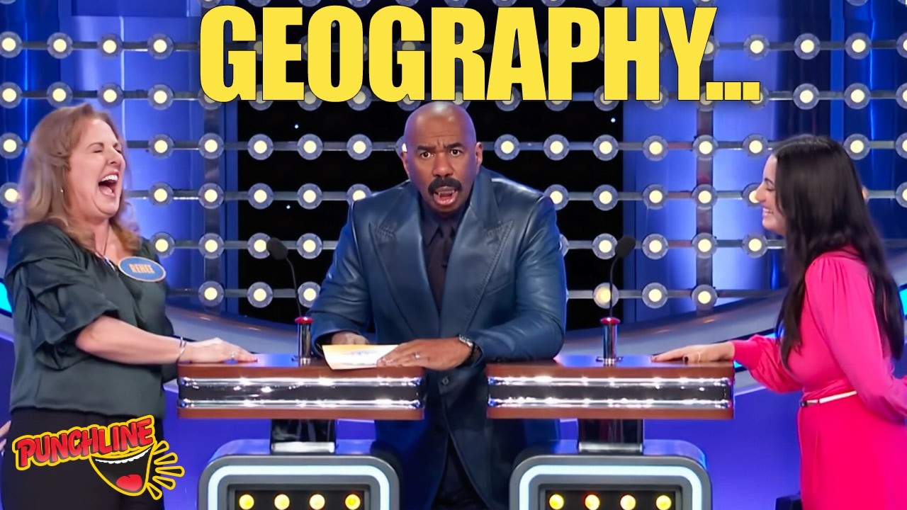 These Family Feud Geography Answers Were TOO FUNNY | Steve Harvey Reacts