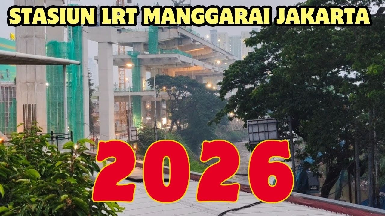 🔴Jalan Kaki dari Stasiun Manggarai Menuju TransJakarta dan Proyek Stasiun LRT Manggarai #indonesia 