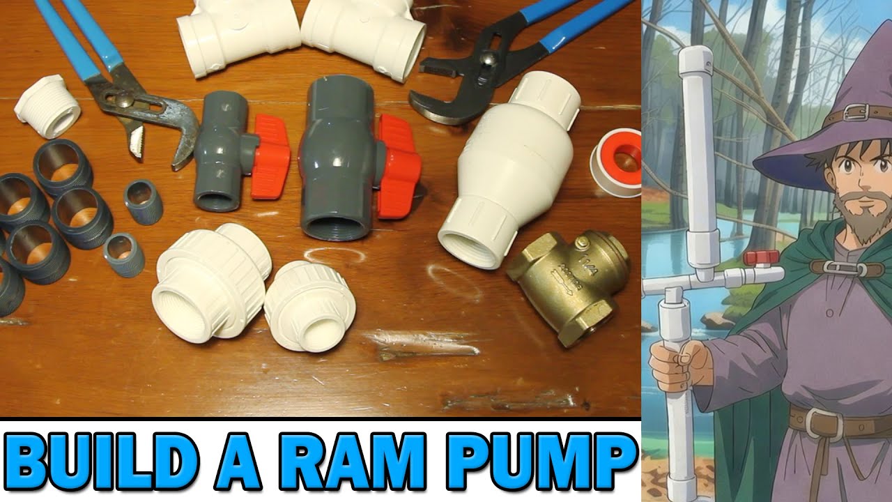 How to Build a Hydraulic Ram Pump: Easy DIY Tutorial with PVC Parts