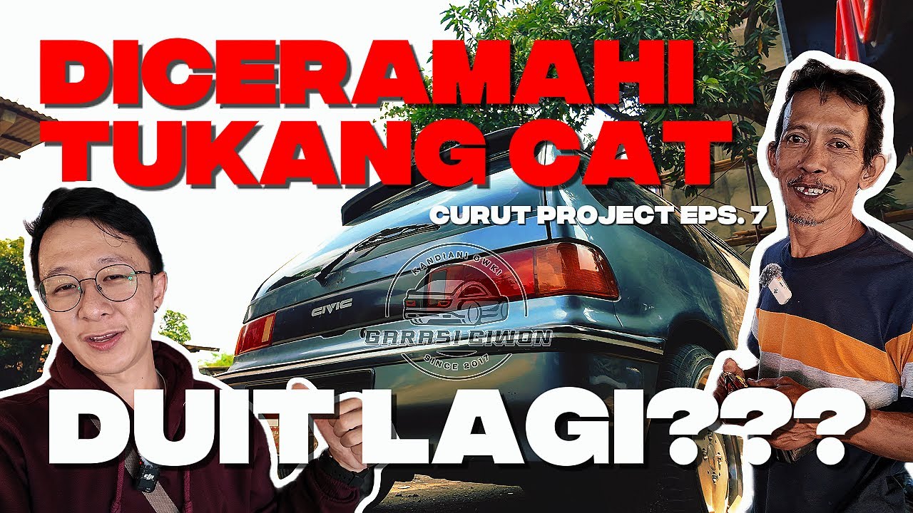 NEKAT BELI MOBIL KEROPOS! Ini Kata Bengkel Cat... Restorasi Civic Nouva SH3! Curut Project Eps. 7