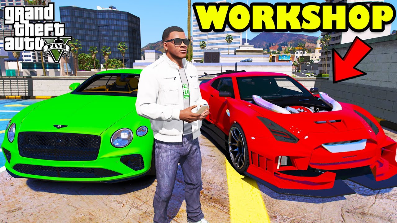 Franklin Bring Legendary Edition GTR And Ultra Luxury Rare Cars In His Workshop GTA 5
