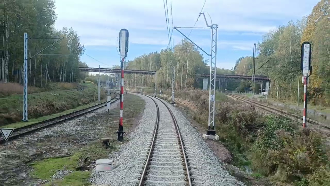 Podg Panewnik - Mysłowice (przed modernizacją) - Trzebinia z pociągu IC 