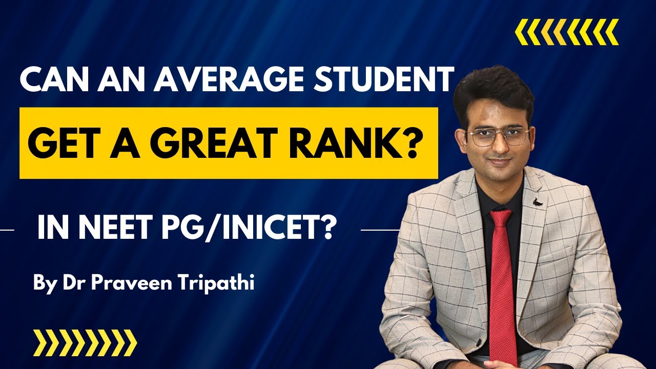 Can average students get a good rank? Is it possible?  #neetpg #neetpg2023 #neet #inicet